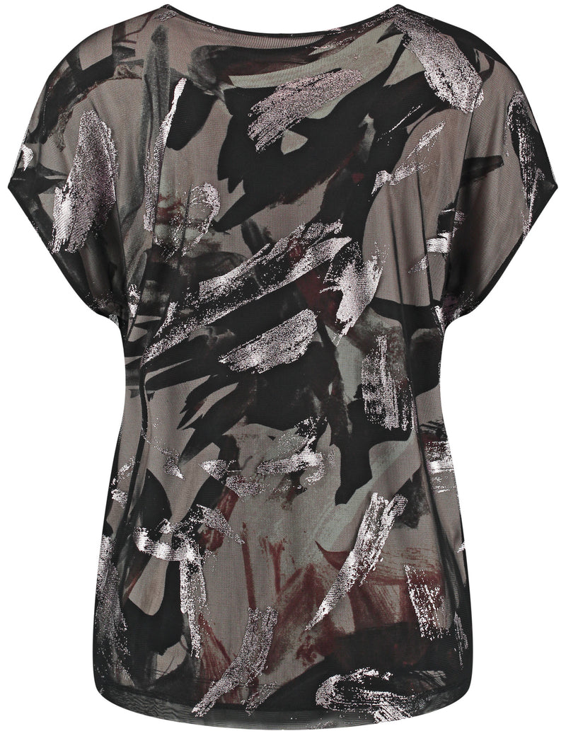 Natural Vibes Short Sleeve T-Shirt - Black/Ecru/White