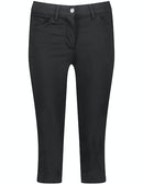 Expressive Nature Crop Trouser - Black