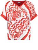 Joyful Vibes Short Sleeve T-Shirt - Lilac/Pink/Red