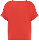 Joyful Vibes Short Sleeve T-Shirt - Lilac/Pink/Red