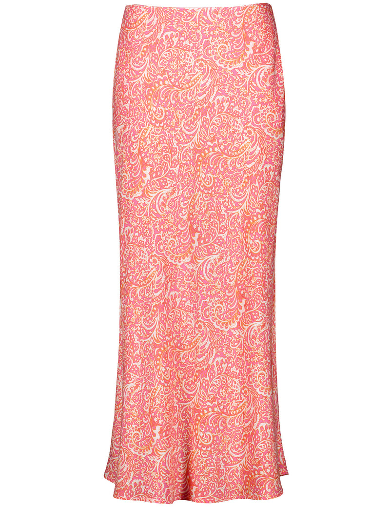 Joyful Vibes Long Skirt - Lilac/Pink/Red