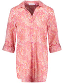 Joyful Vibes Blouse - Lilac/Pink/Red