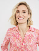Joyful Vibes Blouse - Lilac/Pink/Red