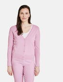 Joyful Vibes Cardigan - Powder Pink