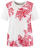 Joyful Vibes Short Sleeve T-Shirt - Lilac/Pink/Ecru