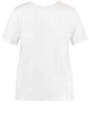 Joyful Vibes Short Sleeve T-Shirt - Lilac/Pink/Ecru