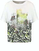 Expressive Nature T-Shirt - Green Print