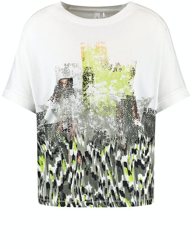Expressive Nature T-Shirt - Green Print