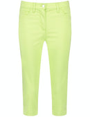 Expressive Nature Crop Trouser - Light Lime