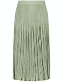 Expressive Nature Long Skirt - Sage