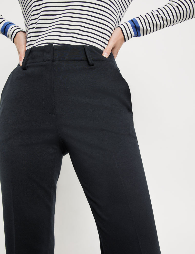 NOS Cropped Trouser - Navy