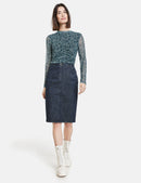 Everday Brights Skirt - Blue Denim