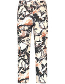 Natural Vibes Crop Trouser - Ecru/White/Black