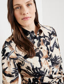 Natural Vibes Dress - Ecru/White/Black