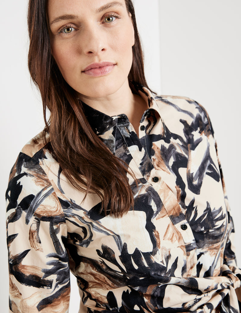 Natural Vibes Dress - Ecru/White/Black