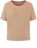 Natural Vibes Short Sleeve Jumper - Caramel