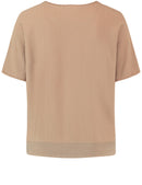 Natural Vibes Short Sleeve Jumper - Caramel