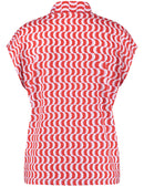 Joyful Vibes SS T-Shirt - Ecru/White/Red