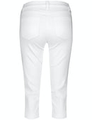 Expressive Nature Crop Trouser - White/white