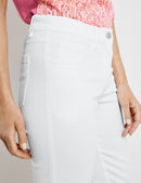 Expressive Nature Crop Trouser - White/white