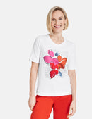 Joyful Vibes 3/4 Sleeve T-Shirt - White