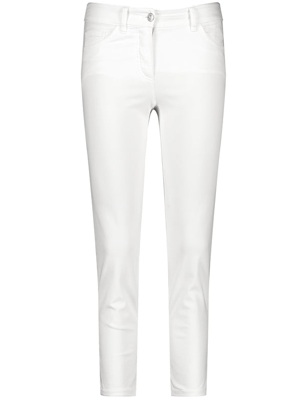 Crop Jeans - White