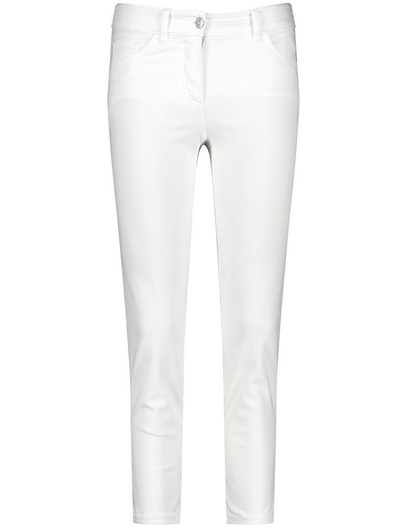 Crop Jeans - White