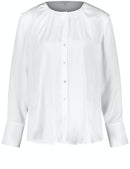 Powered Blue Blouse - Off White