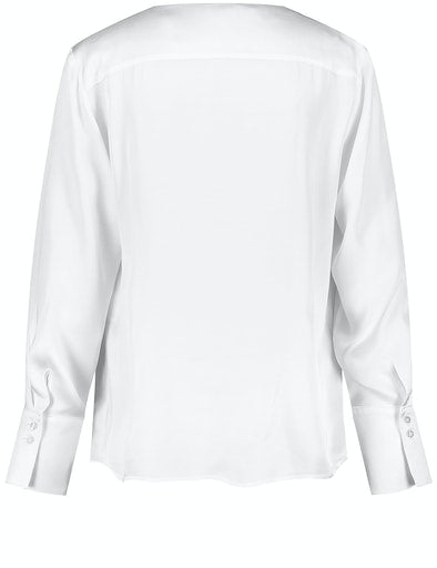 Powered Blue Blouse - Off White
