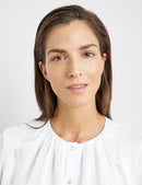 Powered Blue Blouse - Off White