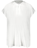 Joyful Vibes Short Sleeve Blouse - Off White