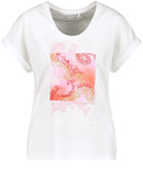 Joyful Vibes Short Sleeve T-Shirt - Off White
