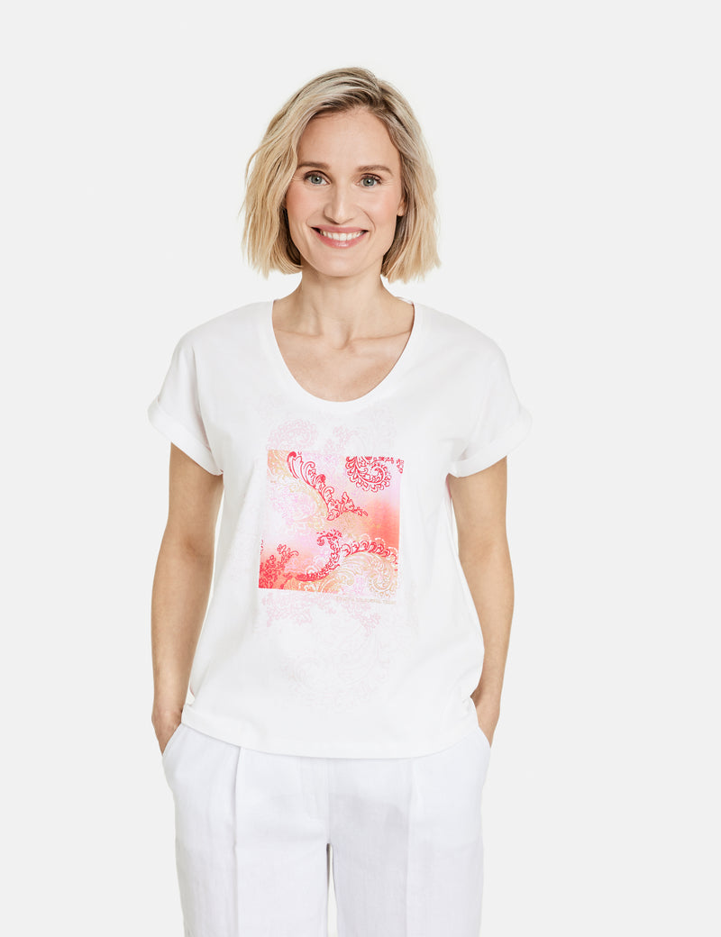 Joyful Vibes Short Sleeve T-Shirt - Off White