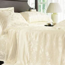 Silk Jacquard Duvet Cover - Superking 260x220cm