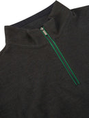 George Zip Top - Charcoal