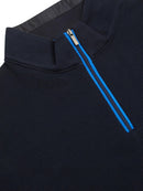 George Zip Top - Navy