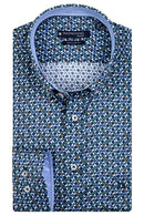Regular Fit Print Shirt - Dark Green
