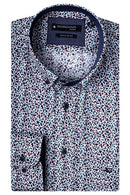 Regular Fit Print Shirt - Dark Green
