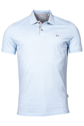 Signature Plain Polo - Light Blue