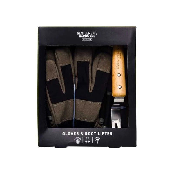Leather Gloves & Root Lifter