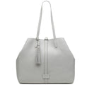 Lge Open Top Tote - Aluminium