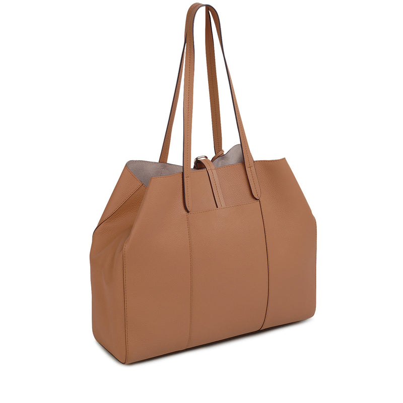 Lge Open Top Tote - Butter