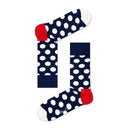 Big Dot Sock - Navy/Red