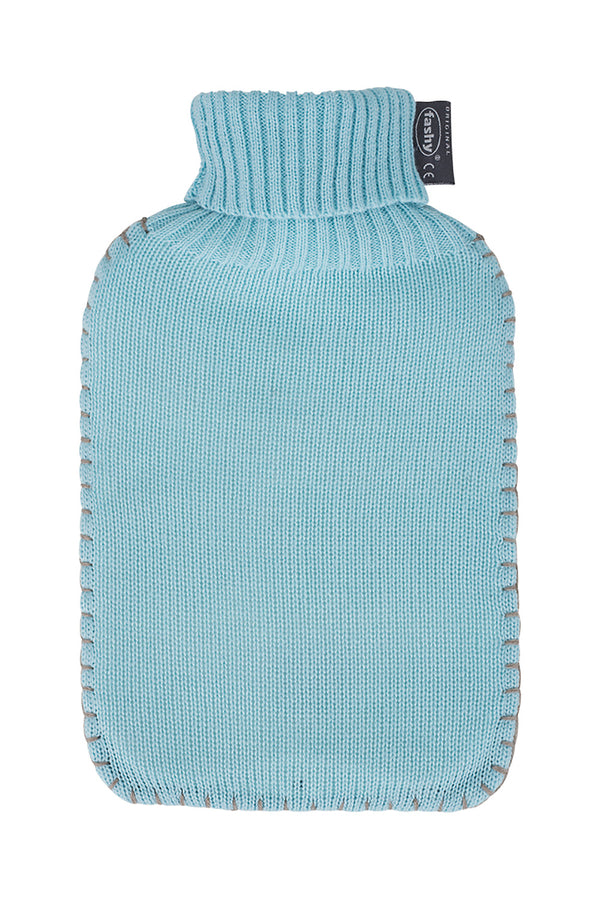 Hot Water Bottle With Knitted Cover