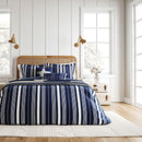 Hamptons Stripe Duvet Cover Set - Navy/White