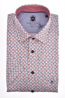 Short Sleeve Regular Fit Shirt - Red