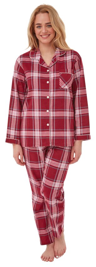 Check Wincey Pyjama - Ruby