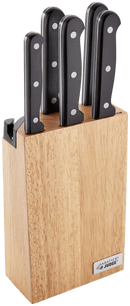 5 Piece Knife Block Set - with Honer