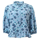 Imogen Blouse - Blue Daisy