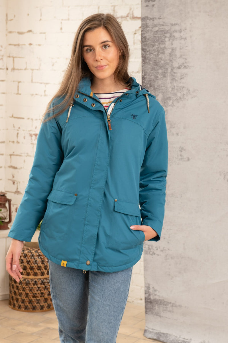Iona Hooded Jacket - Deep Teal